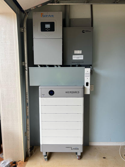 38.4kWh HomeGrid Energy Stacked Series 8 Batt Modules<$400/kWh